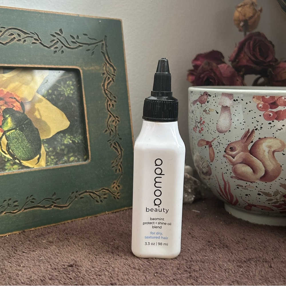 ADWOA beauty baomint protect and shine oil blend